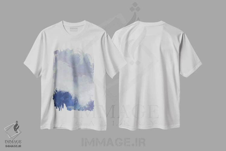 تیشرت سفید طرح دار گرد آلوچه شکری I اثر جولیا کونتاسسی | فروشگاه ایماژ