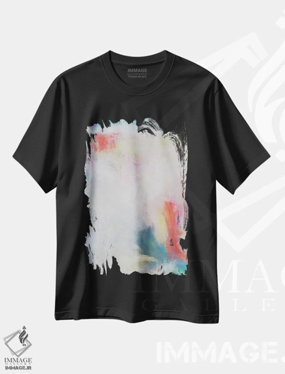 تیشرت مشکی طرح دار در لذت گره خورده II اثر جولیا کونتاسسی | فروشگاه ایماژ
