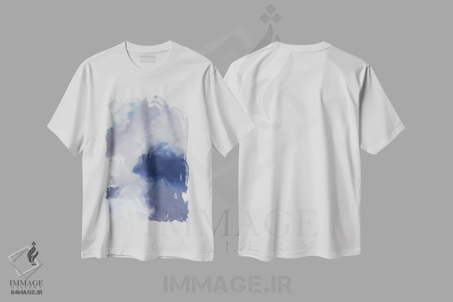 تیشرت سفید طرح دار گرد آلوچه شکری II اثر جولیا کونتاسسی | immage.ir