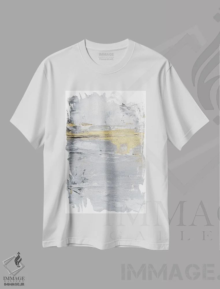 تیشرت سفید طرح دار پشتوانه رویاها اثر جولیا کونتاسسی | فروشگاه ایماژ