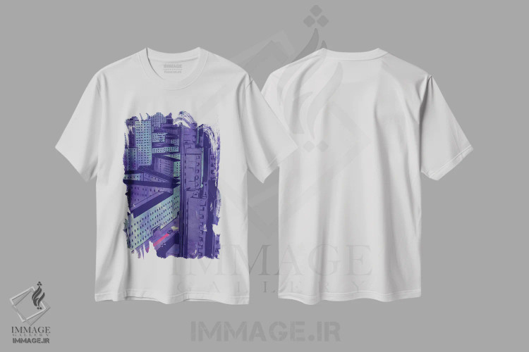 تیشرت سفید طرح دار ماشین ها X اثر جوزپه کریستیانو | فروشگاه ایماژ