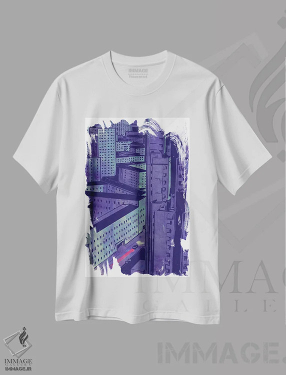 تیشرت سفید طرح دار سگ اثر جوزپه کریستیانو | فروشگاه ایماژ