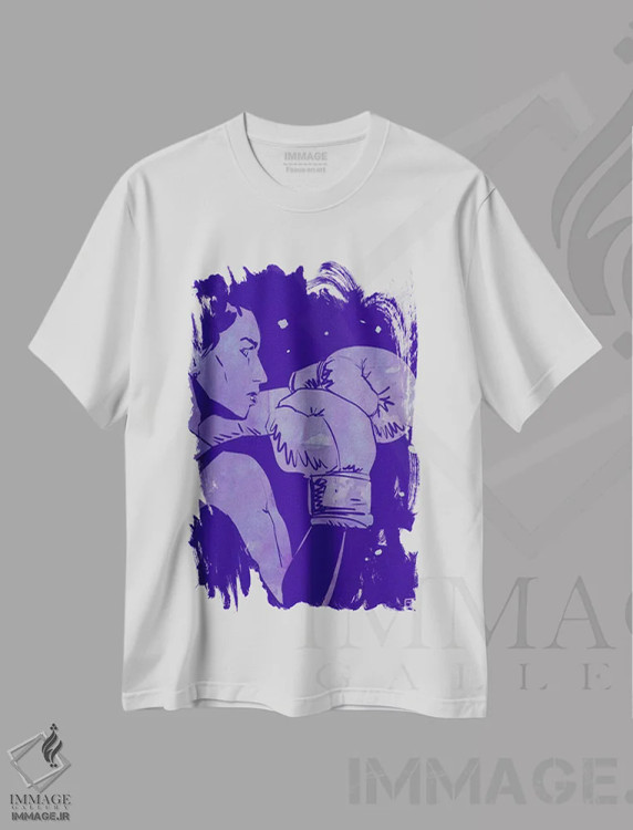 تیشرت سفید طرح دار باشگاه بوکس ۲ اثر جوزپه کریستیانو | immage.ir