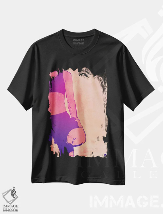 تیشرت مشکی طرح دار باشگاه بوکس ۳ اثر جوزپه کریستیانو | immage.ir