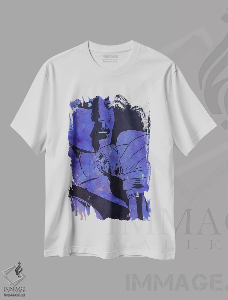 تیشرت سفید طرح دار باشگاه بوکس ۶ اثر جوزپه کریستیانو | فروشگاه ایماژ
