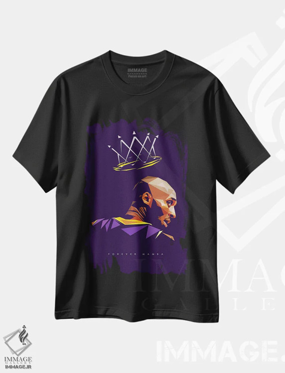 تیشرت مشکی طرح دار کوبه، هنر آمریکایی آفریقایی تبار اثر مایکل جرماین داوتی | immage.ir