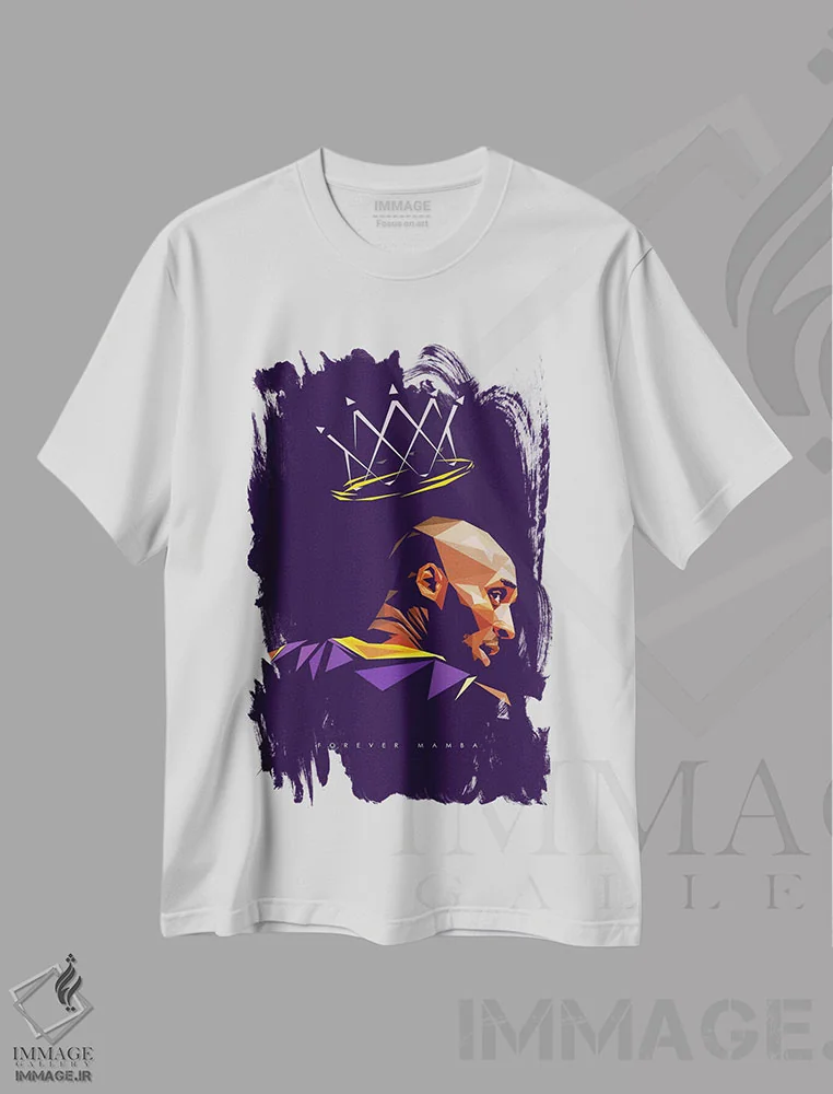 تیشرت سفید طرح دار کوبه، هنر آمریکایی آفریقایی تبار اثر مایکل جرماین داوتی | فروشگاه ایماژ