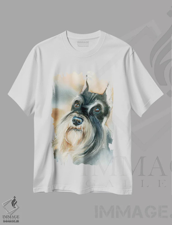 تیشرت سفید طرح دار سیبیلو، هنر فاخر معاصر اثر جودیت استاین | immage.ir