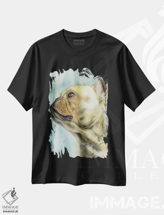 تیشرت مشکی طرح دار چیز مهمی نیست، هنر فاخر معاصر اثر جودیت استاین | immage.ir