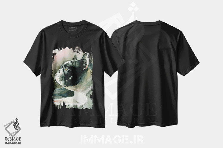 تیشرت مشکی طرح دار پتی شیان ولا، هنر فاخر معاصر اثر جودیت استاین | immage.ir