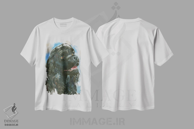 تیشرت سفید طرح دار کلاغ، هنر فاخر معاصر اثر جودیت استاین | immage.ir
