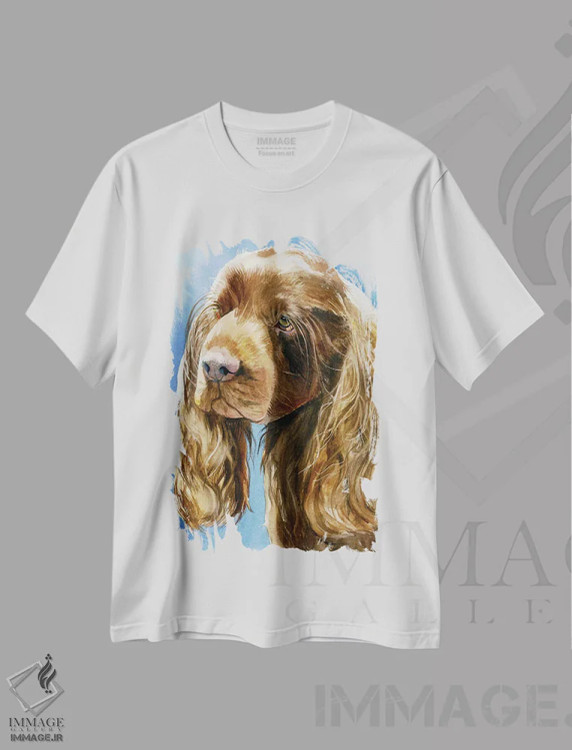 تیشرت سفید طرح دار ساسکس جسور، هنر فاخر معاصر اثر جودیت استاین | فروشگاه ایماژ