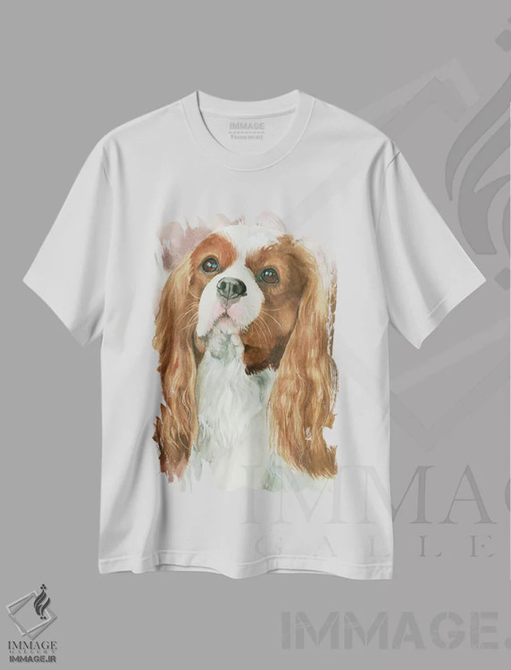 تیشرت سفید طرح دار چه شوالیه وار، هنر فاخر معاصر اثر جودیت استاین | immage.ir