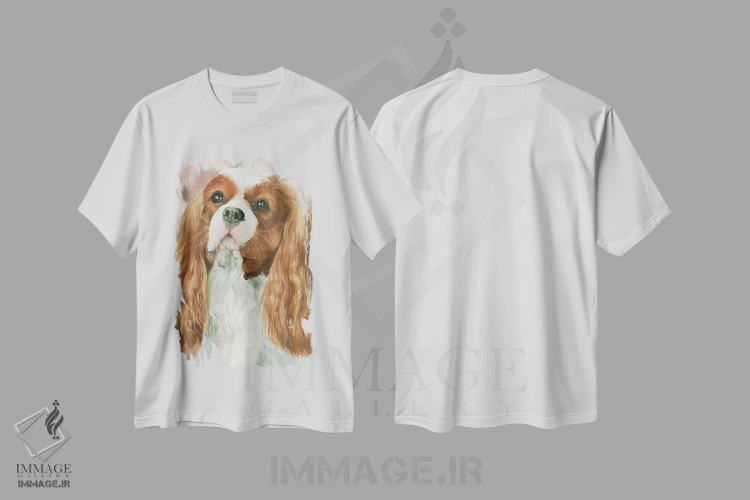 تیشرت سفید طرح دار چه شوالیه وار، هنر فاخر معاصر اثر جودیت استاین | immage.ir