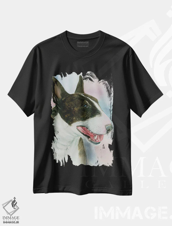 تیشرت مشکی طرح دار سیب زمینی ها، هنر فاخر معاصر اثر جودیت استاین | فروشگاه ایماژ