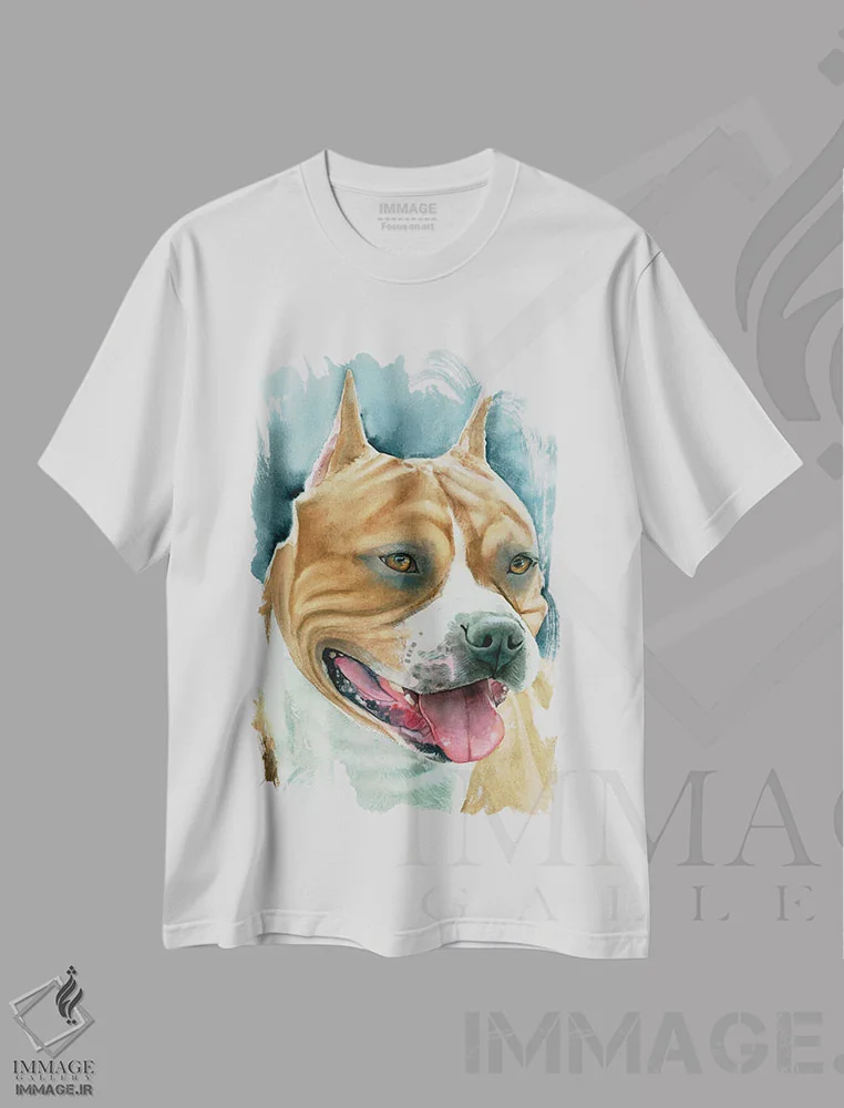 تیشرت سفید طرح دار استفی، هنر فاخر معاصر اثر جودیت استاین | فروشگاه ایماژ