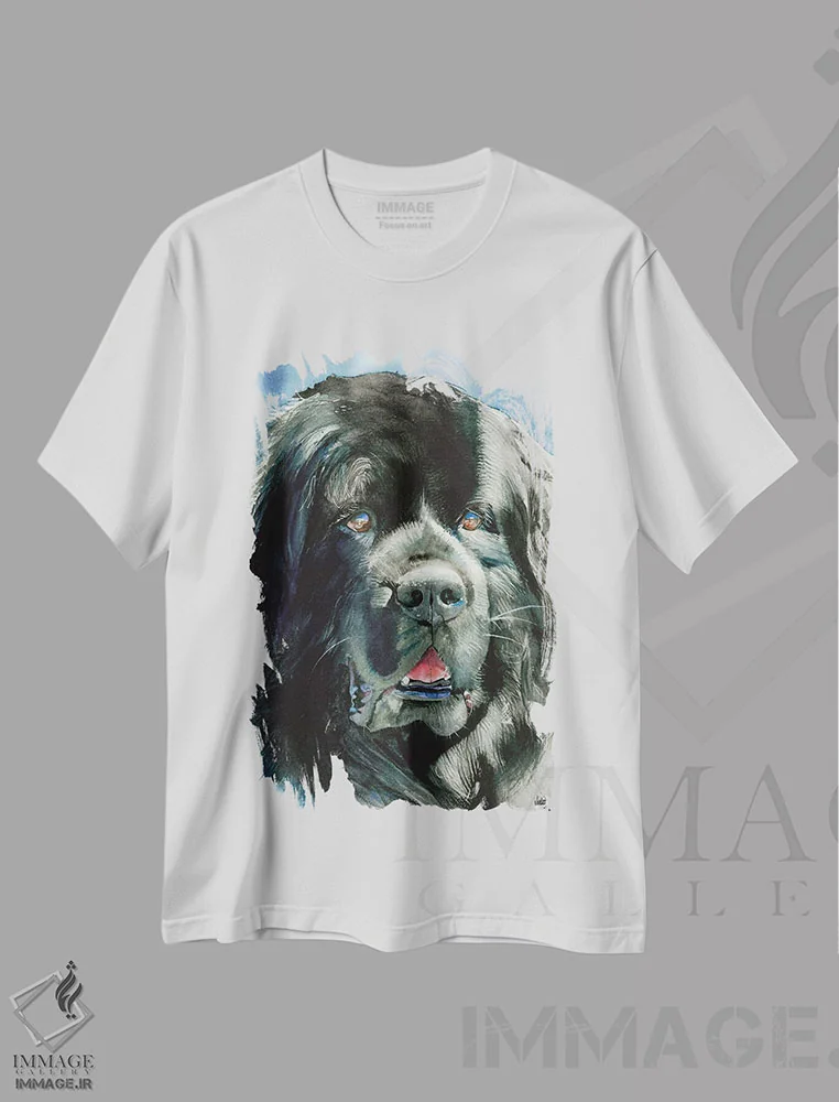 تیشرت سفید طرح دار چه خبر نیوفی، هنر فاخر معاصر اثر جودیت استاین | immage.ir