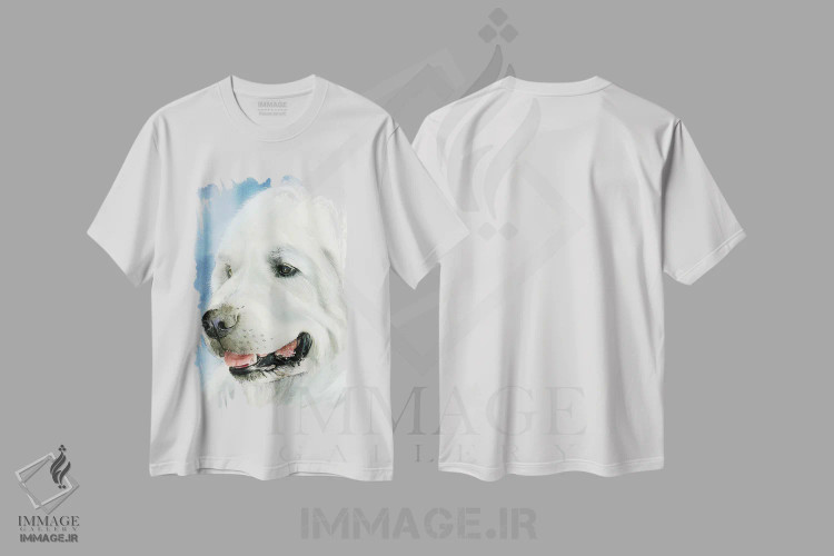 تیشرت سفید طرح دار ظرافت خاص، هنر فاخر معاصر اثر جودیت استاین | فروشگاه ایماژ