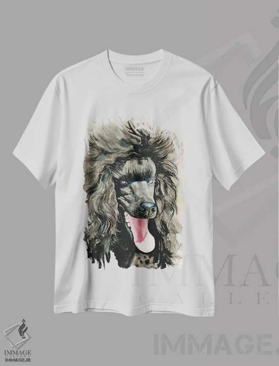 تیشرت سفید طرح دار جادوی سیاه، هنر فاخر معاصر اثر جودیت استاین | فروشگاه ایماژ