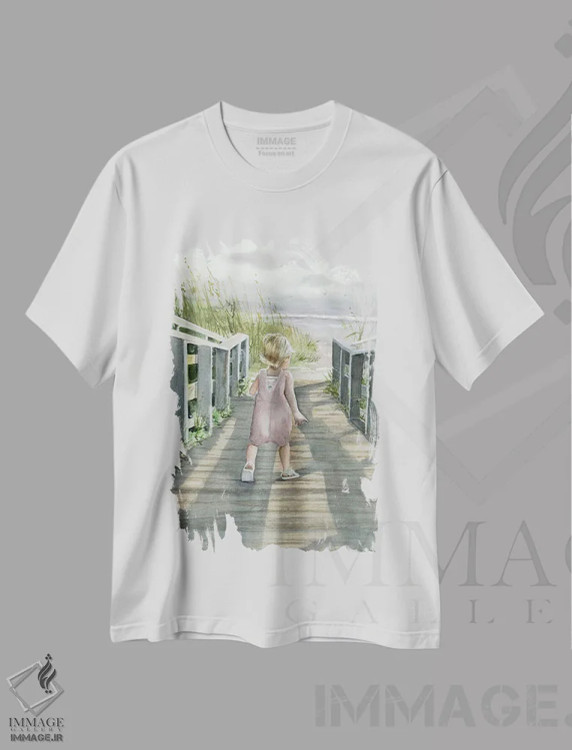 تیشرت سفید طرح دار وقت گذراندن با هانا، دکور معاصر اثر جودیت استاین | immage.ir