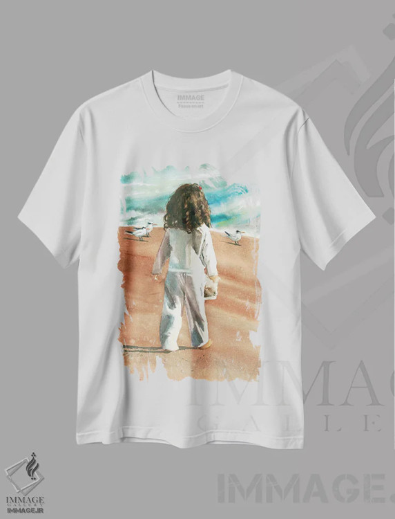 تیشرت سفید طرح دار برای احتیاط، دکور معاصر اثر جودیت استاین | immage.ir