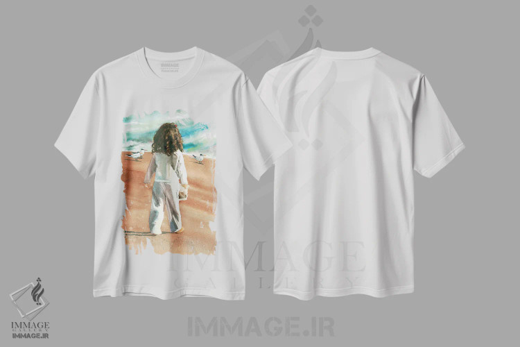 تیشرت سفید طرح دار برای احتیاط، دکور معاصر اثر جودیت استاین | immage.ir