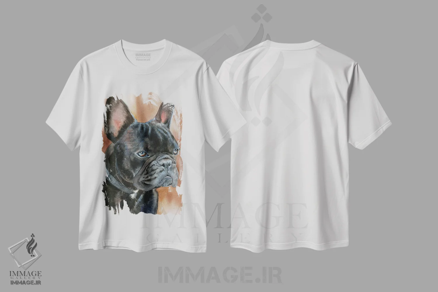 تیشرت سفید طرح دار دکستر، دکور معاصر اثر جودیت استاین | immage.ir