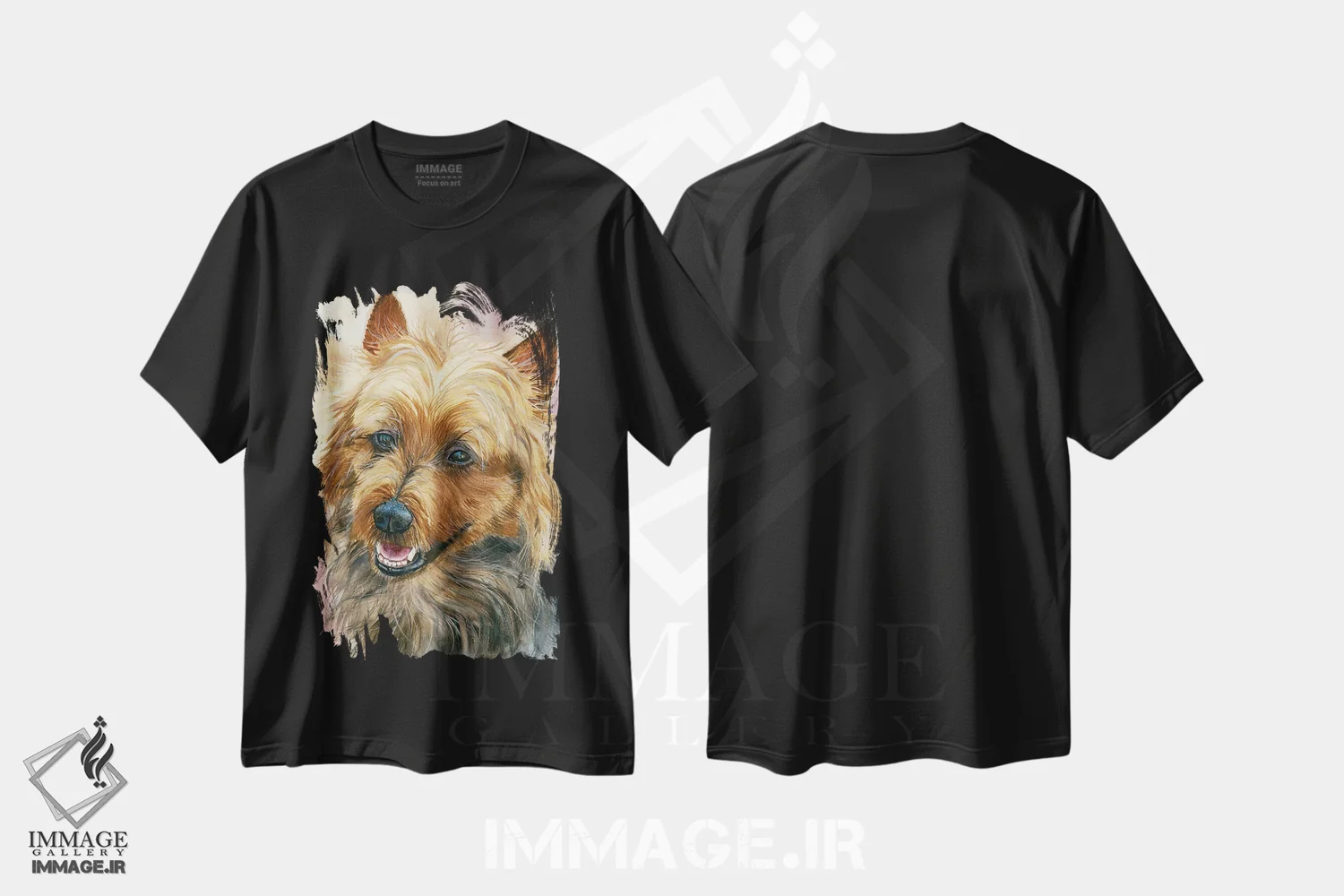 تیشرت مشکی طرح دار استرالیا، دکور معاصر اثر جودیت استاین | immage.ir