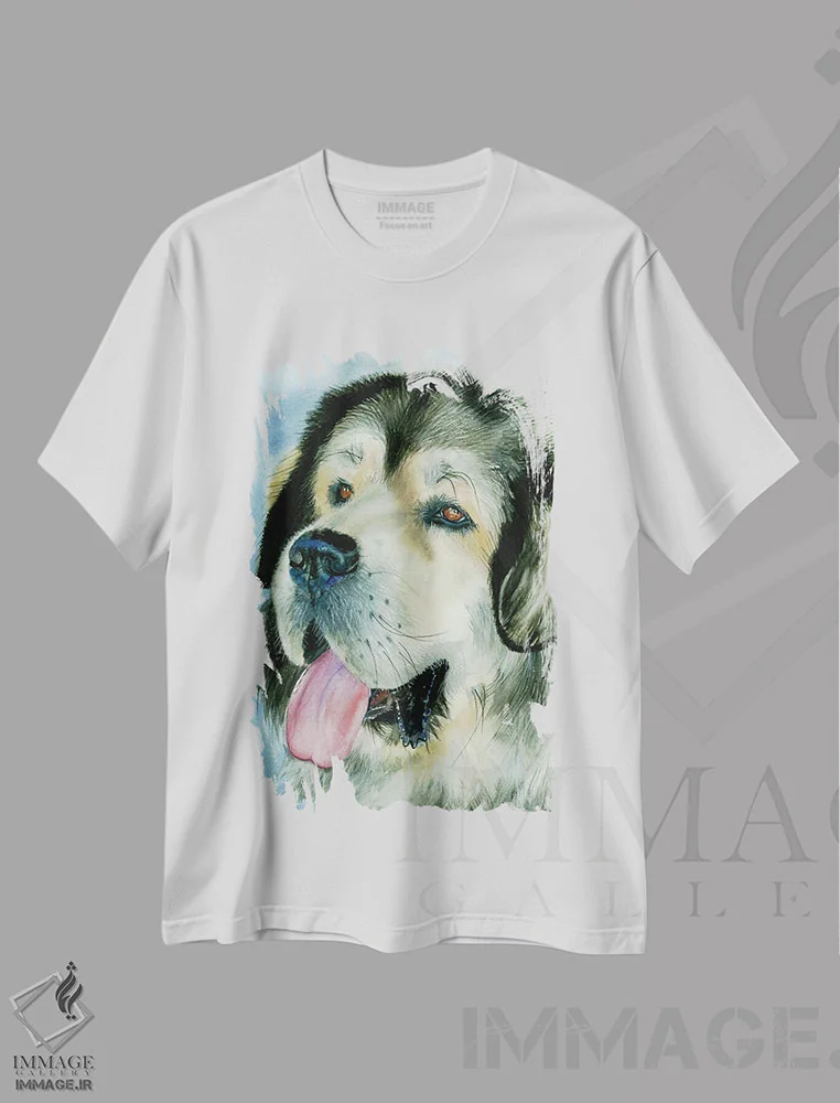 تیشرت سفید طرح دار نگهبان خانه، دکور معاصر اثر جودیت استاین | immage.ir