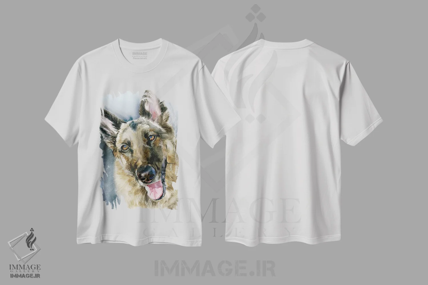 تیشرت سفید طرح دار برو برو، دکور معاصر اثر جودیت استاین | immage.ir