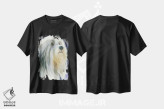 تیشرت مشکی طرح دار سگ مقدس تبت اثر جودیت استاین | immage.ir
