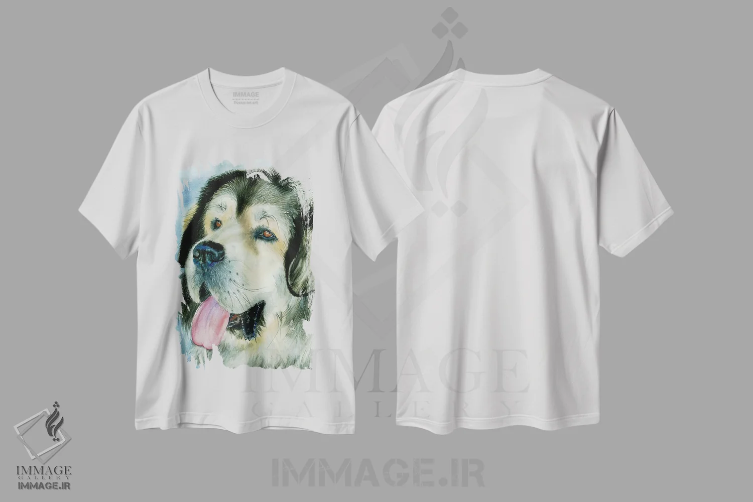 تیشرت سفید طرح دار نگهبان خانه، دکور معاصر اثر جودیت استاین | immage.ir