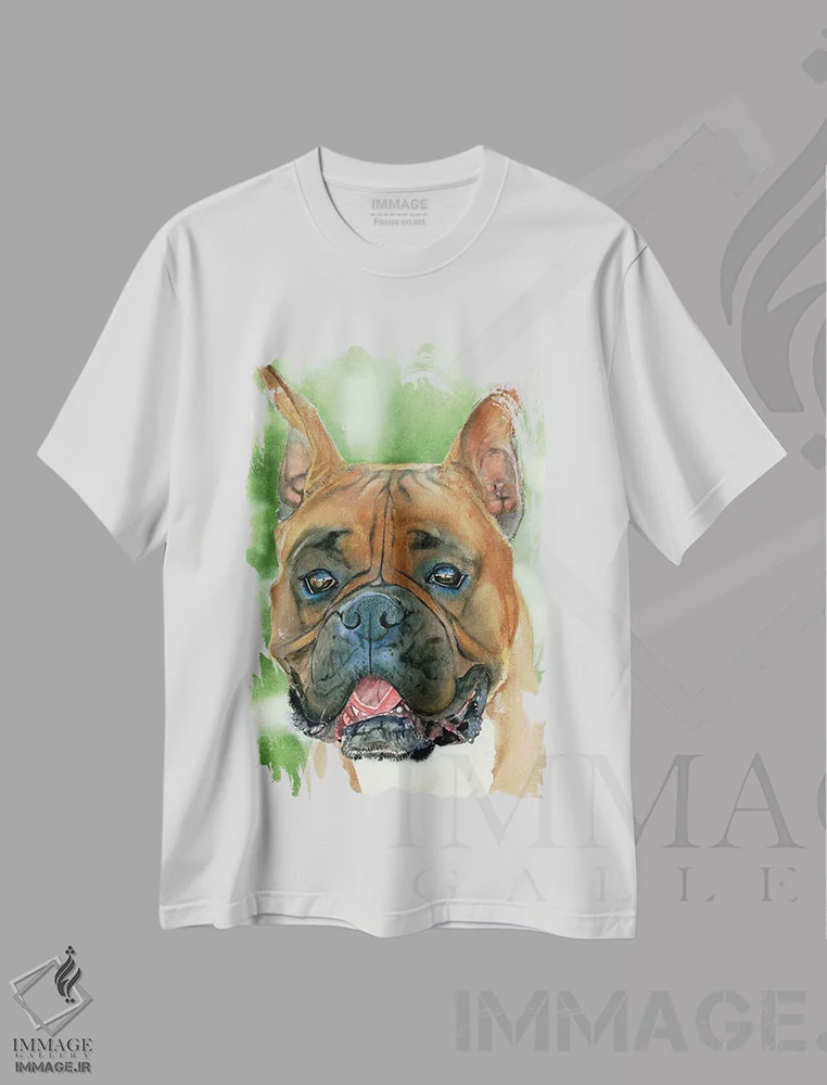 تیشرت سفید طرح دار یواش یواش پیش برو، دکور معاصر اثر جودیت استاین | immage.ir