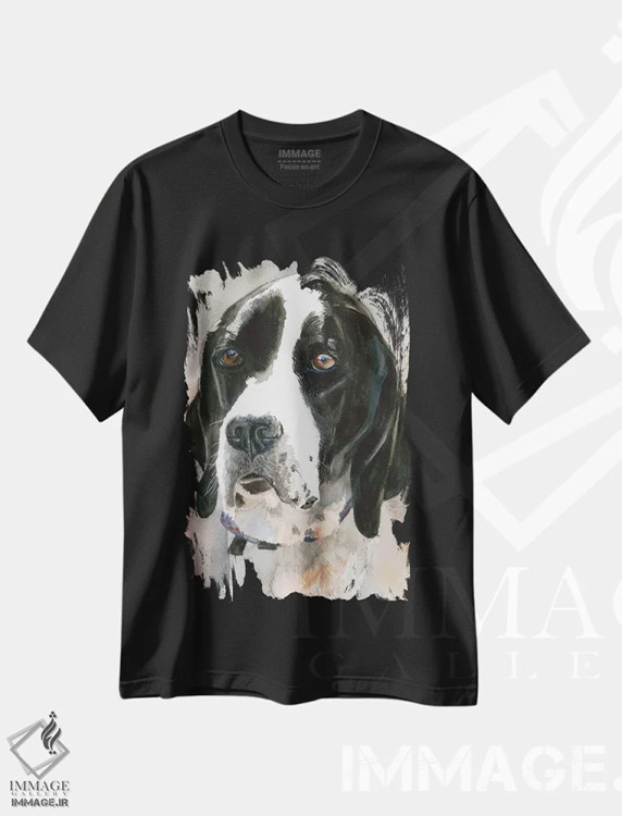 تیشرت مشکی طرح دار دیدگاه، دکور معاصر اثر جودیت استاین | immage.ir