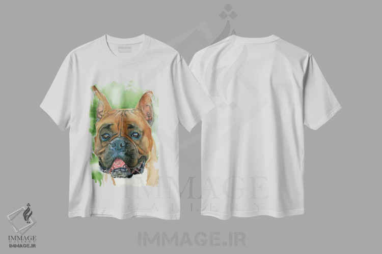 تیشرت سفید طرح دار یواش یواش پیش برو، دکور معاصر اثر جودیت استاین | immage.ir