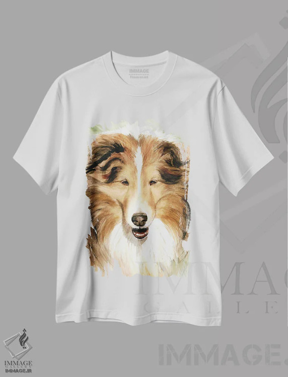 تیشرت سفید طرح دار شلتای، دکور معاصر اثر جودیت استاین | immage.ir