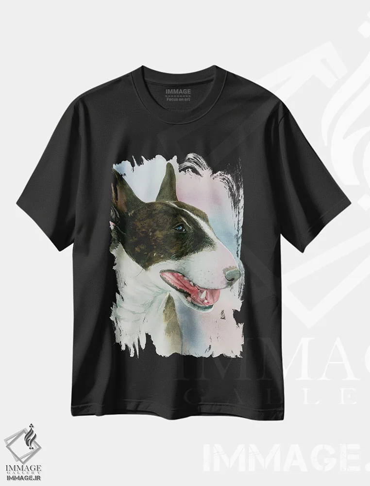 تیشرت مشکی طرح دار اسپادز، دکور معاصر اثر جودیت استاین | فروشگاه ایماژ