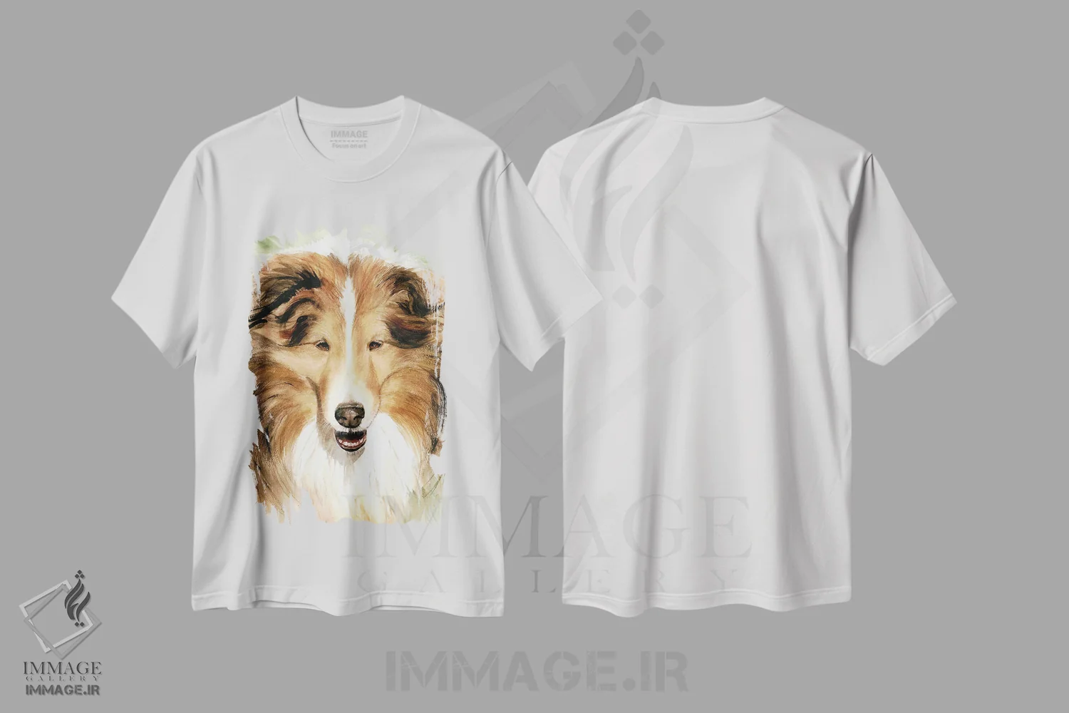 تیشرت سفید طرح دار شلتای، دکور معاصر اثر جودیت استاین | immage.ir