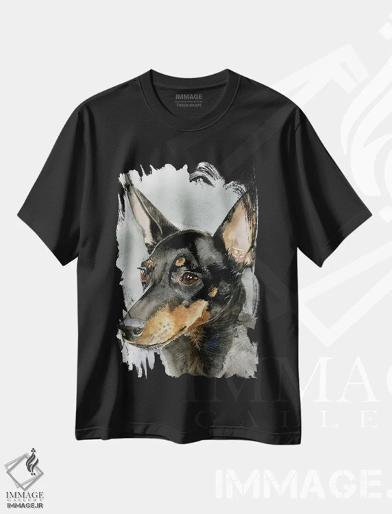 تیشرت مشکی طرح دار روحیه بالا، هنر فاخر معاصر اثر جودیت استاین | immage.ir