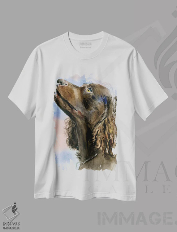 تیشرت سفید طرح دار من عاشق رمز و راز هستم، هنر فاخر معاصر اثر جودیت استاین | فروشگاه ایماژ