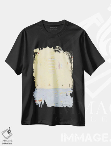 تیشرت مشکی طرح دار جای خود را حفظ کن اثر جودی میجر | فروشگاه ایماژ