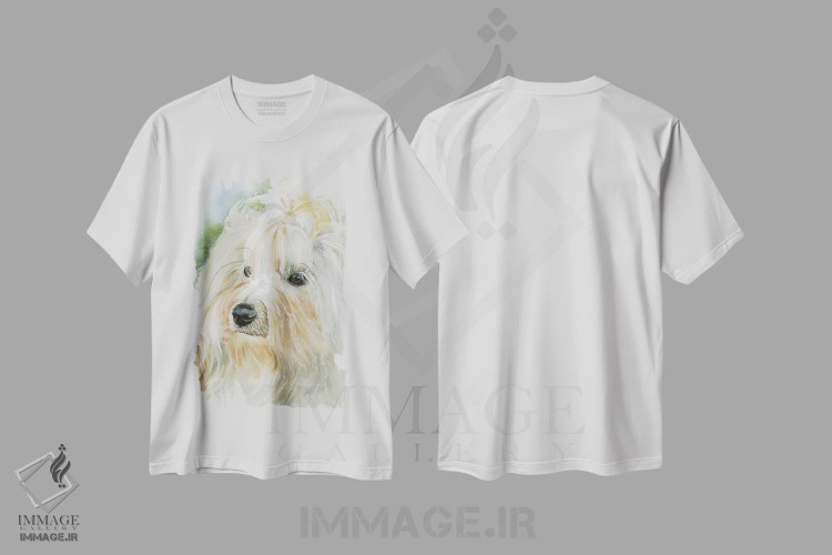 تیشرت سفید طرح دار هاوانای کوچک، هنر فاخر معاصر اثر جودیت استاین | فروشگاه ایماژ