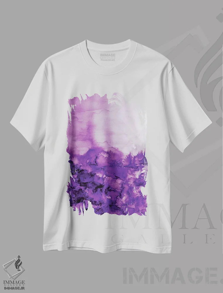 تیشرت سفید طرح دار تا ابدیت اثر جولیا دی سانو | immage.ir