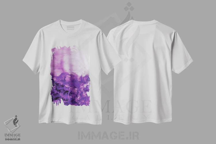 تیشرت سفید طرح دار تا ابدیت اثر جولیا دی سانو | immage.ir