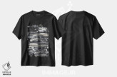 تیشرت مشکی طرح دار جریان تیره VII اثر جولیا دی سانو | immage.ir