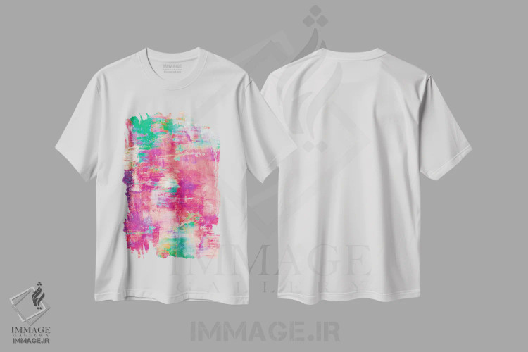 تیشرت سفید طرح دار خارج از شبکه IV اثر جولیا دی سانو | immage.ir