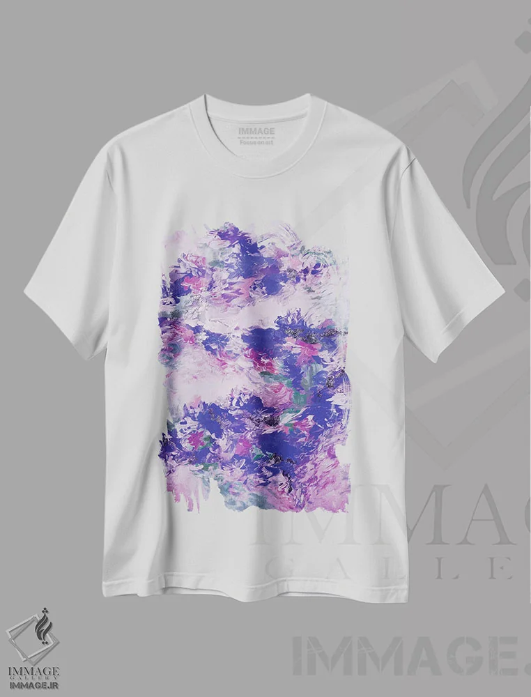 تیشرت سفید طرح دار وقتی پری دریایی بودیم XI اثر جولیا دی سانو | immage.ir
