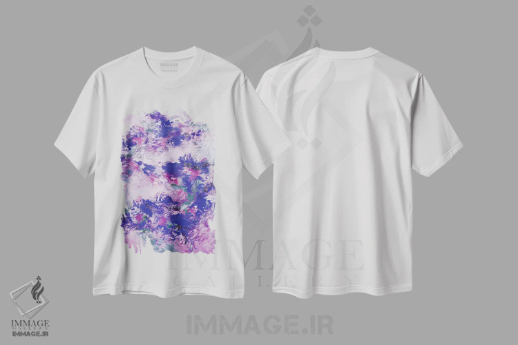 تیشرت سفید طرح دار وقتی پری دریایی بودیم XI اثر جولیا دی سانو | immage.ir
