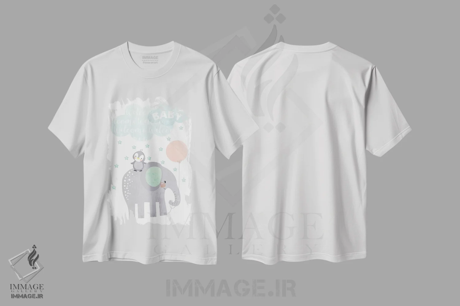 تیشرت سفید طرح دار ماجراجویی کودکانه II، تزئینی اثر جنیفر اللوری | immage.ir