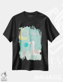 تیشرت مشکی طرح دار ماجراجویی کودکانه IV، تزئینی اثر جنیفر اللوری | فروشگاه ایماژ